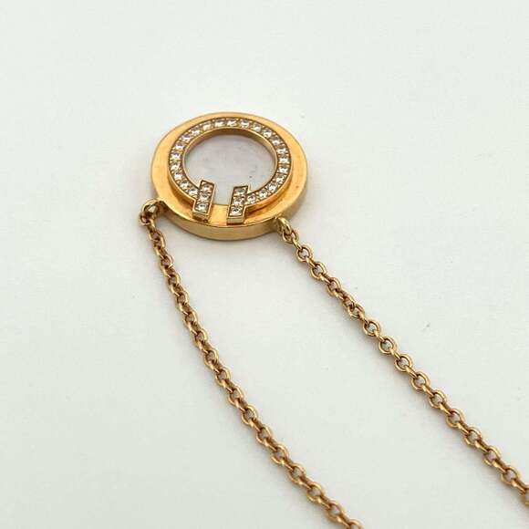 TIFFANY Gold Diamond Necklace - Picture 7 of 7